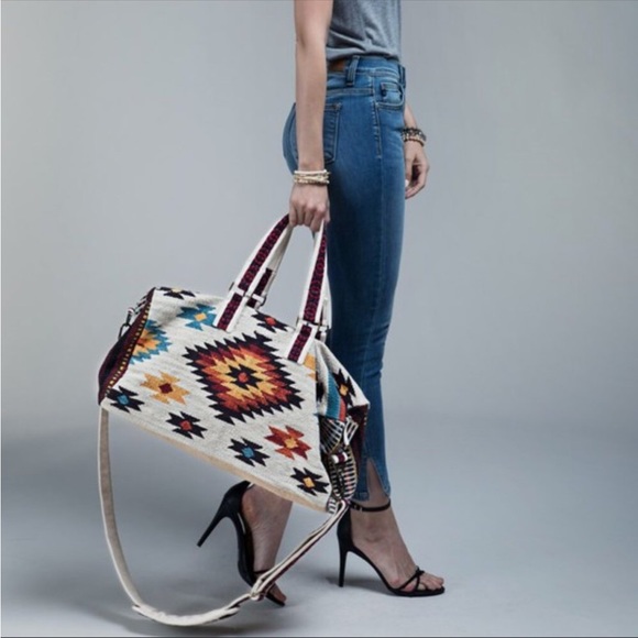 #26 NEW! Aztec Navajo Travel Tote Bag Weekender Purse - Picture 6 of 11